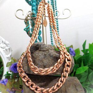 Baublebar Rose Gold Double Chain Necklace